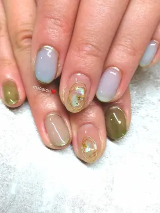 ネイル nail salon macaron のネイルデザイン
