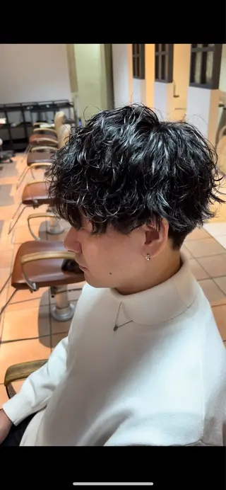 パーマ メンズ 朝3分でキマる 村上陸のヘアスタイル