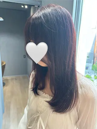 セミロング カラー Maki /透明感カラーのヘアスタイル