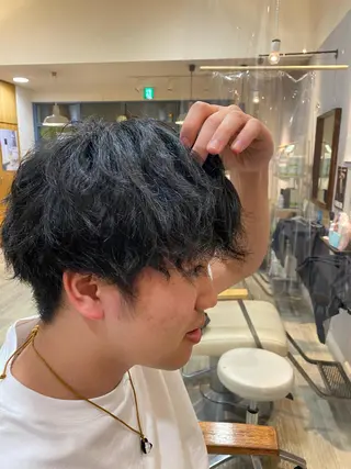 パーマ メンズ 原 なつみのヘアスタイル