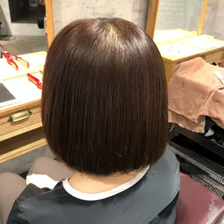 ショート 🦄艶カラー×韓国 NANA💎🐬のヘアスタイル