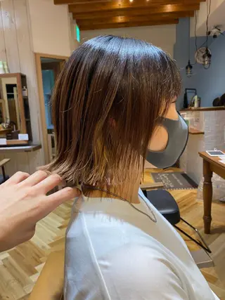 ショート カラー 美髪改善・レイヤー tadasuke⭐️のヘアスタイル