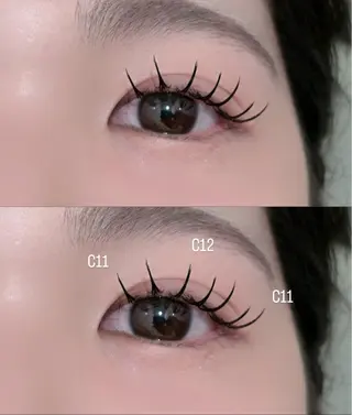 マツエク・マツパ meRK manamiのマツエク・マツパデザイン