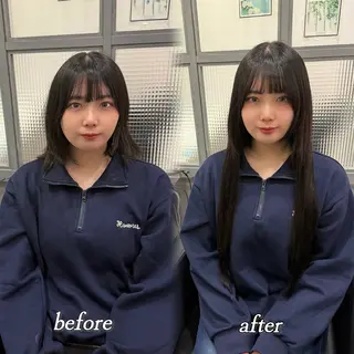 セミロング 🦋REISA🦋 エクステ×ハイトーンのヘアスタイル