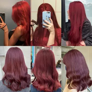 セミロング 大人っぽ♡上品な暖色 ♡ブリーチなし♡のヘアスタイル