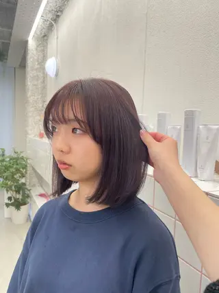 カラー 山下 悠月のヘアスタイル