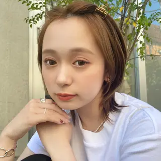 ミディアム カラー 🪭risa 暖色/レイヤー🪭のヘアスタイル
