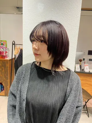 ミディアム カラー パーマ 🧃吉祥寺/ショート ボブ/カサイ🧃のヘアスタイル