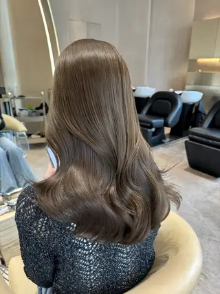 セミロング 韓国ヘア/館林美容室 /髪質改善/涼のヘアスタイル