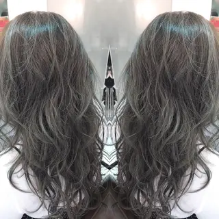 ロング カラー 青木 茂樹⭐️ 透明感カラーのヘアスタイル