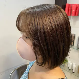 ショート カラー 酸スト/フェザー パーマ/三谷海斗のヘアスタイル