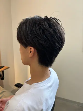 メンズ 保立/フェザーパーマ /メンズカット千葉のヘアスタイル