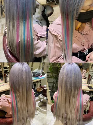 ロング カラー 佐伯 りょうのヘアスタイル