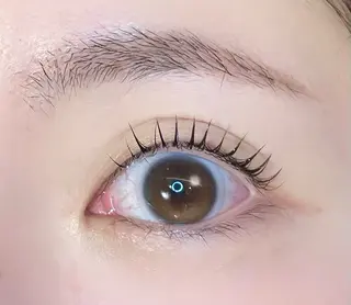 マツエク・マツパ 似合わせまつパ× 透け感カラー/ゆりのマツエク・マツパデザイン