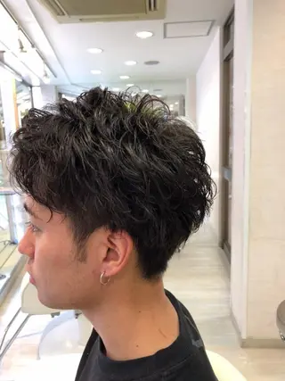 パーマ メンズ 大宮CENTRAL 店長西川凌史のヘアスタイル