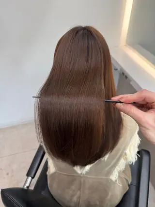 セミロング 髪質改善/美髪縮毛矯 正のスペシャリストのヘアスタイル