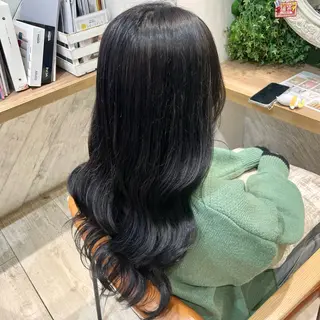 ロング カラー 横浜パーマ🌐ボブ✨ 暖色カラーもえかのヘアスタイル