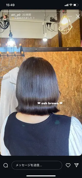 ショート カラー 🫟Blanco🫟 Color&Careのヘアスタイル