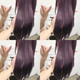 ロング カラー ヘアアレンジ TAKUMAブリーチ /切りっぱなし🪽のヘアスタイル