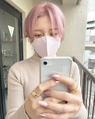 ミディアム カラー “ミニモ最高評価獲得 “代表"Kohei"のヘアスタイル