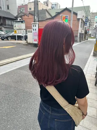 ロング カラー hair &make EPICRUMIのヘアスタイル