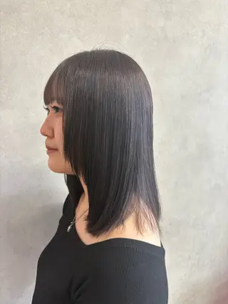 ミディアム カラー number＋ / 璃々花のヘアスタイル