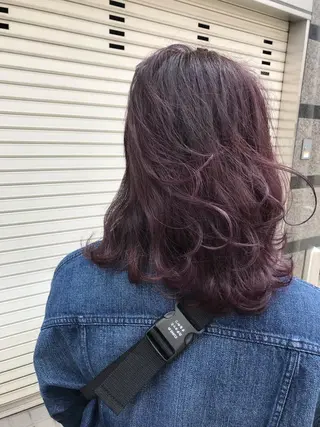 ミディアム カラー Rayt hair レイトヘアーのヘアスタイル