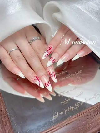 ネイル M🌷nail 長さだし専門店のネイルデザイン
