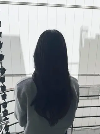 カラー ロング Reflet 新宿/プルエクステのヘアスタイル