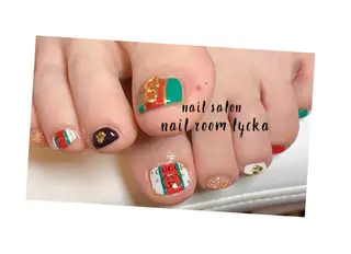 ネイル ﾈｲﾙﾙｰﾑﾘｯｶ 𝐦𝐚𝐲𝐮のネイルデザイン