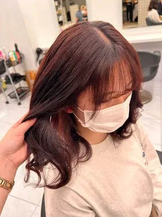 ミディアム 💖札幌カラー 指名No.1💖玲奈のヘアスタイル