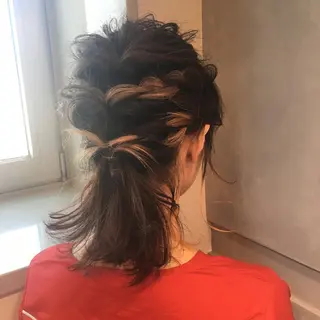 ミディアム カラー ヘアアレンジ BellaDolce omotesando所属・SUZUKI KEISUKEのヘアスタイル