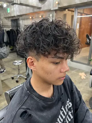 パーマ メンズ SEIYA メンズパーマ職人のヘアスタイル