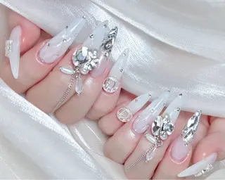 ネイル M🌷nail 長さだし専門店のネイルデザイン