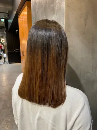 ロング カラー パーマ ヘアアレンジ 似合わせカラー / レイヤーMADOKAのヘアスタイル