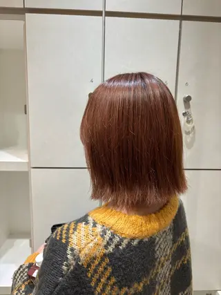 ショート カラー ボブ/ショート/金田 夏葵のヘアスタイル