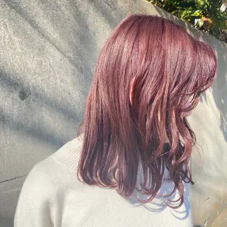 セミロング カラー 透明感カラー🌈 菊池 結衣のヘアスタイル
