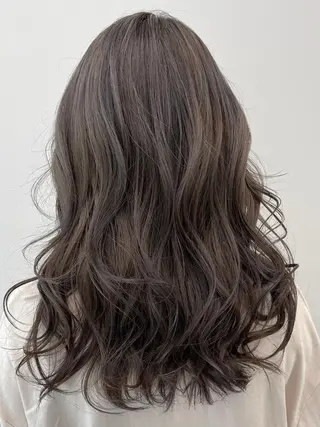セミロング カラー 【公式】amble luxe池袋東口🩷のヘアスタイル