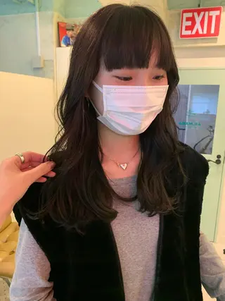 セミロング カラー AR.MARA サトウヒカルのヘアスタイル