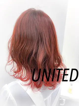セミロング カラー ヘアアレンジ 縮毛矯正/メンズ歓迎 Ryota🌻のヘアスタイル