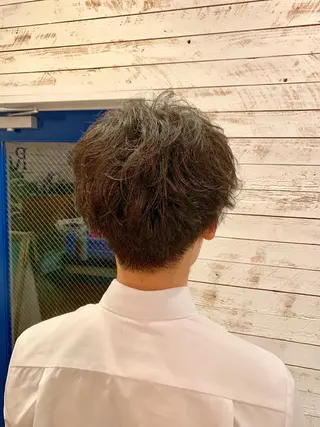 パーマ メンズ 小坂 愛美のヘアスタイル