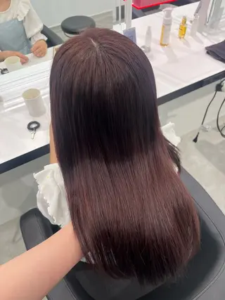 ロング カラー みう/仙台/暖色/ 艶髪/顔周りカット/のヘアスタイル