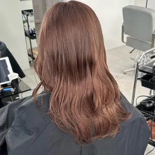 ミディアム カラー REAL 心斎橋所属・ブリーチ/ベージュ /natsumiのヘアスタイル