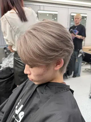 メンズ 💍モテる艶髪 透明感カラー💖のヘアスタイル