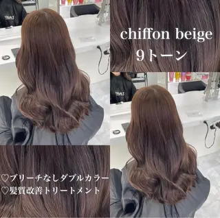 カラー 🤍ブリーチなし ブラウンhimi🤍のヘアスタイル