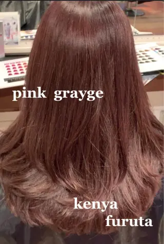 ロング 古田 賢哉のヘアスタイル