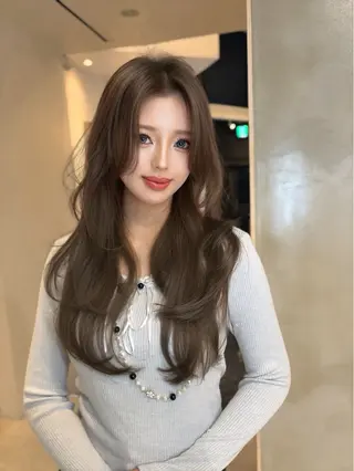 ロング 海野翔吾🇨🇳 ワンホンレイヤーのヘアスタイル