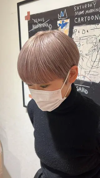 ショート 和泉市フルール 吉田　瞬也のヘアスタイル