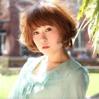 ショート カラー 縮毛矯正セミナー講師 ヨコモリユウキのヘアスタイル