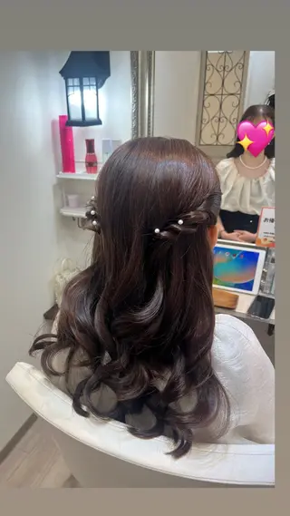 ロング 🎀ヘアセット 縮毛矯正/ハルナ🎀のヘアスタイル
